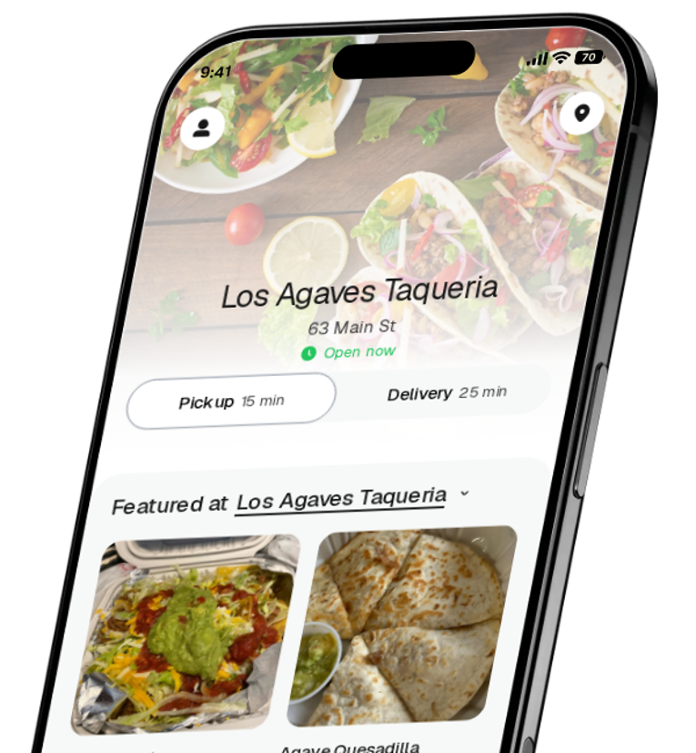 Los Agaves Taqueria app preview